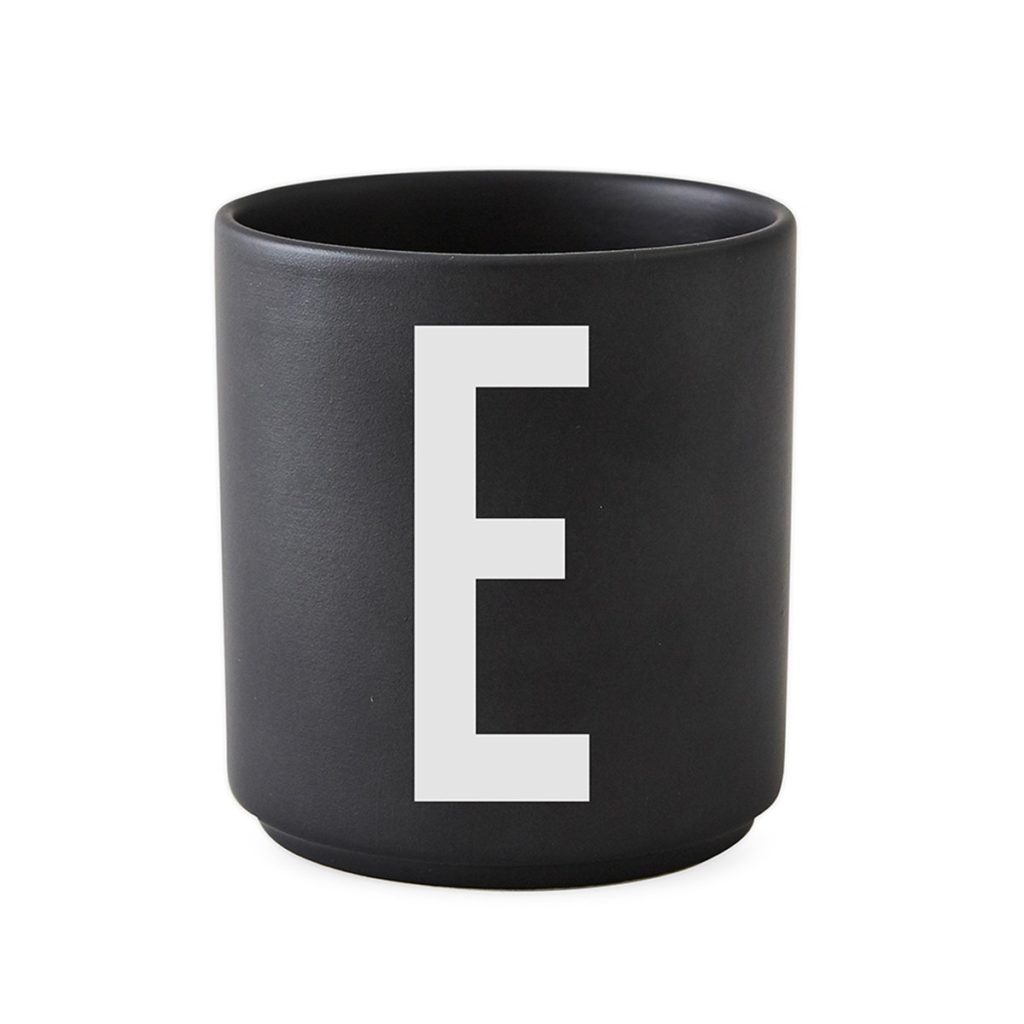 Design Letters Becher schwarz 