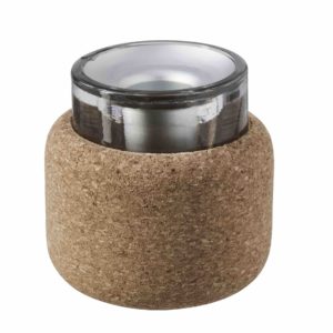 Kerzenhalter, Kerzenständer, Kork, Hygge & Kerzen, Glas