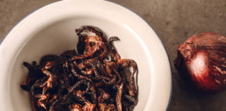 Röstzwiebel-Rezept, Skandinavische Rezepte, Dänemark, Hotdog