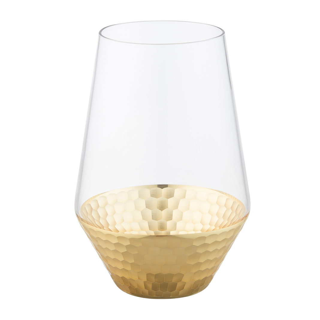 Vase IKEA, skandinavisch Wohnen, Gold