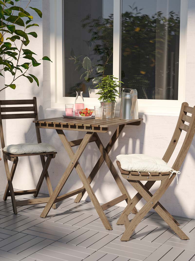 Balkonstühle, Skandi, Skandi-Balkon