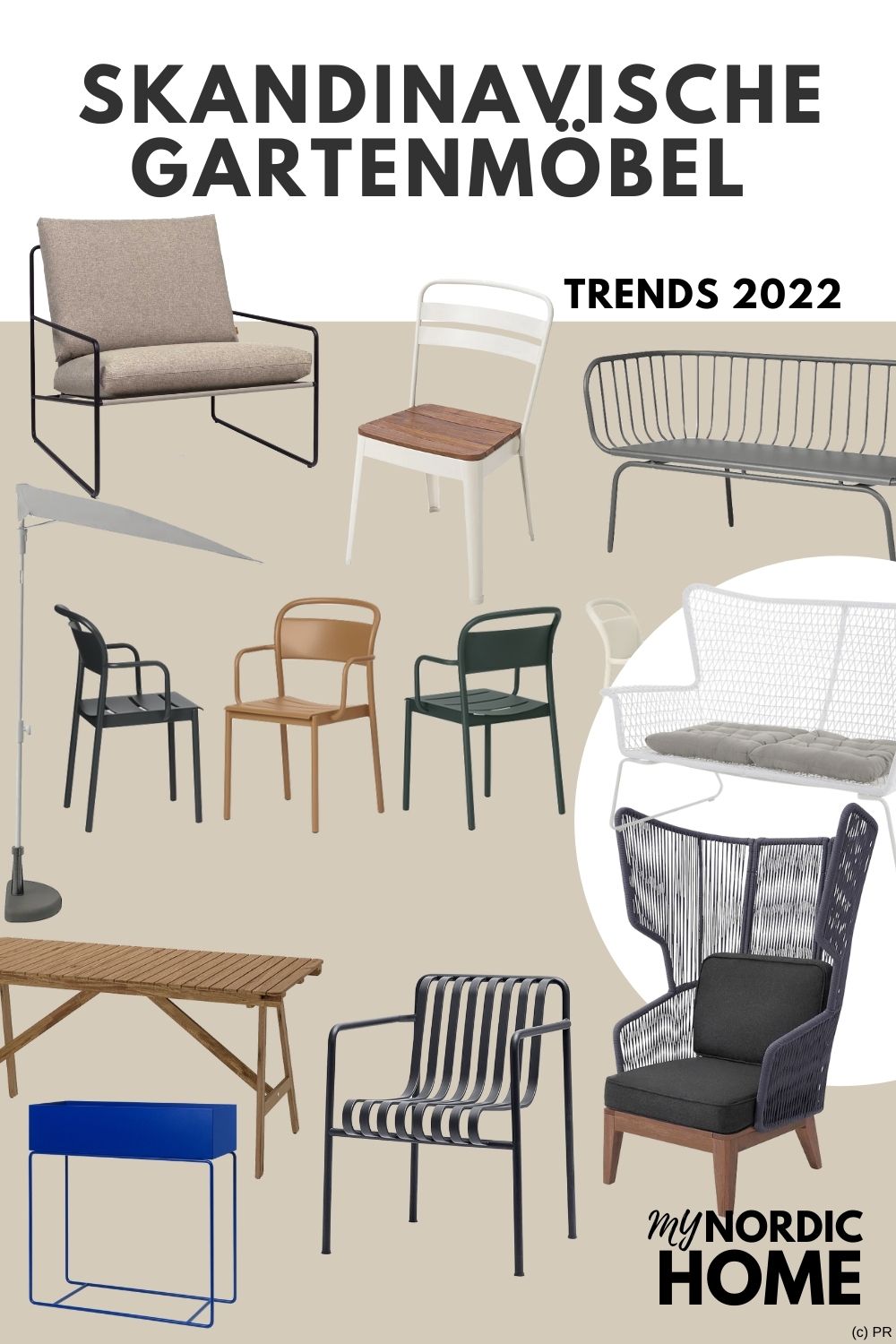 Skandinavische Gartenmöbel